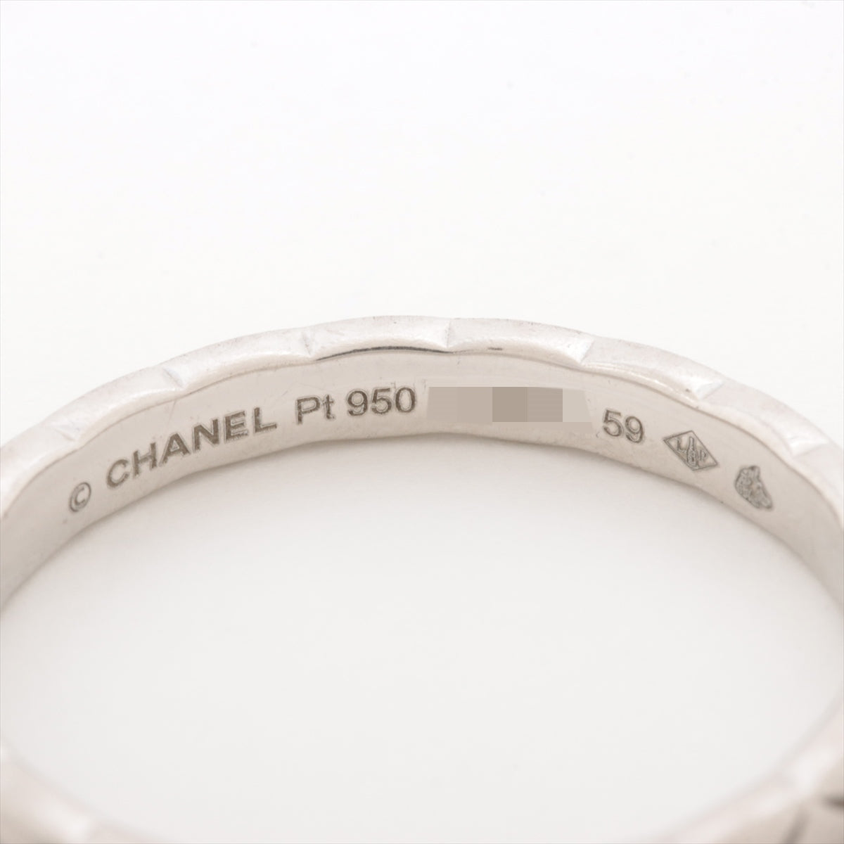 Chanel Coco Crush rings Pt950 4.8g 59 Initial