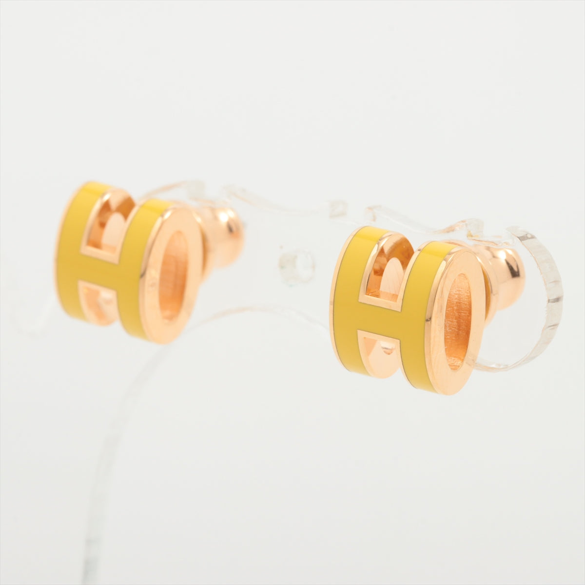 Hermès Pop ash Piercing jewelry (for both ears) GP gold x yellow Wears