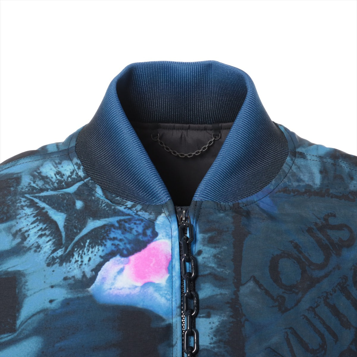 Louis Vuitton 21AW Cotton & nylon Insulated jacket 50 Men's Blue  HLB05EDR2 salt print