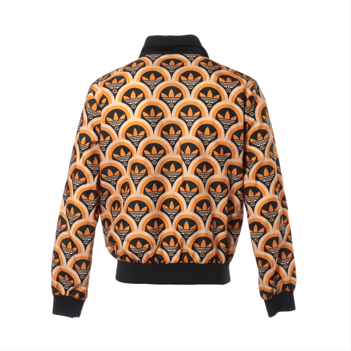 Gucci x Adidas Interlocking G 22 years Nylon Jacket 44 Men's Black x orange  696653