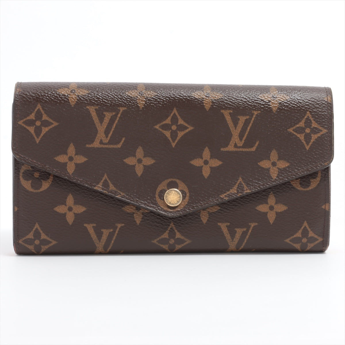Louis Vuitton Monogram Portefeuille Sarah M62236 Coquelicot Long Wallet