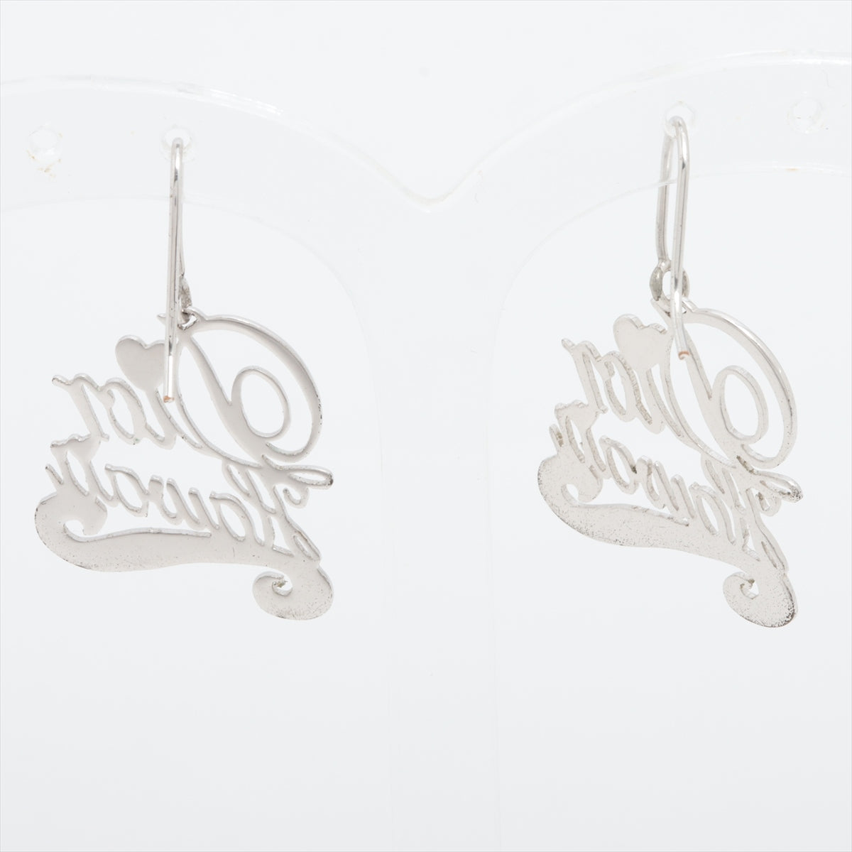 Dior Dior logo Earrings (For Both Ears) metal Silver Silhouette