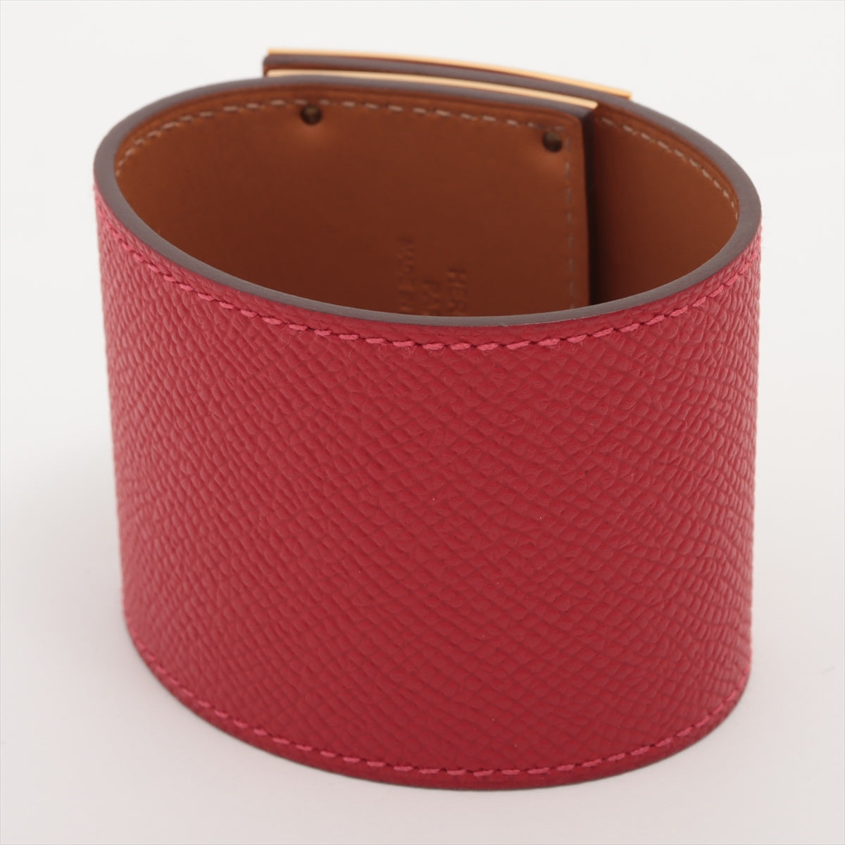 Hermès Kelly Dog □ R: 2014 Bracelet S GP & Leather Red