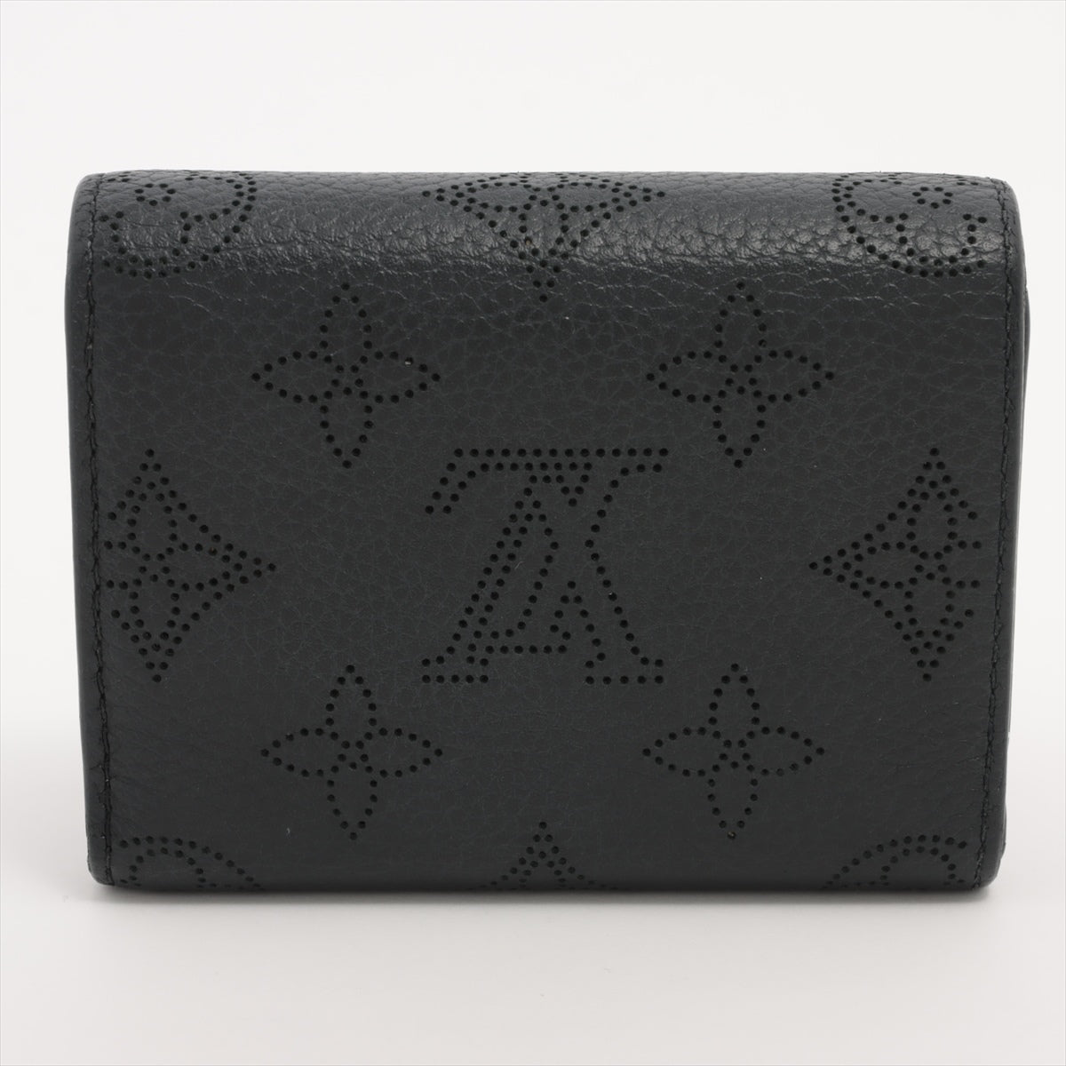 Louis Vuitton Mahina Portefeuille Iris XS M67498 Noir Compact Wallet