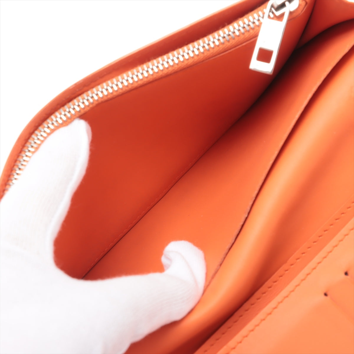 Louis Vuitton LV Aerogram Portefeuille Brazza M81153 Orange Long Wallet