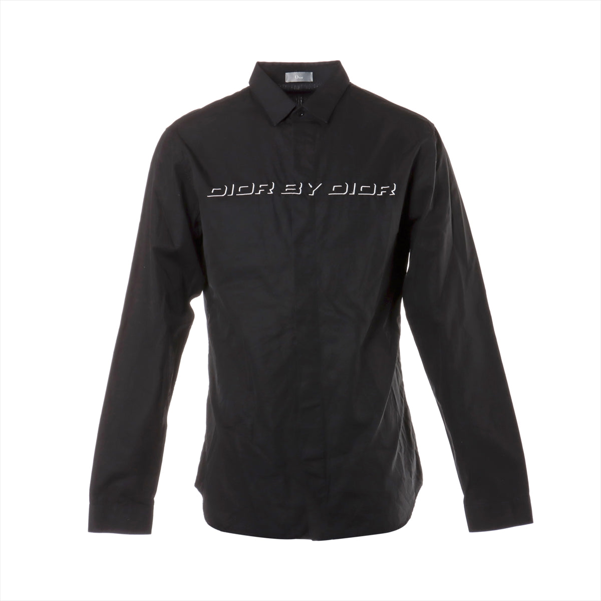 DIOR HOMME Cotton Shirt 40 Men's Black  433C529W3580