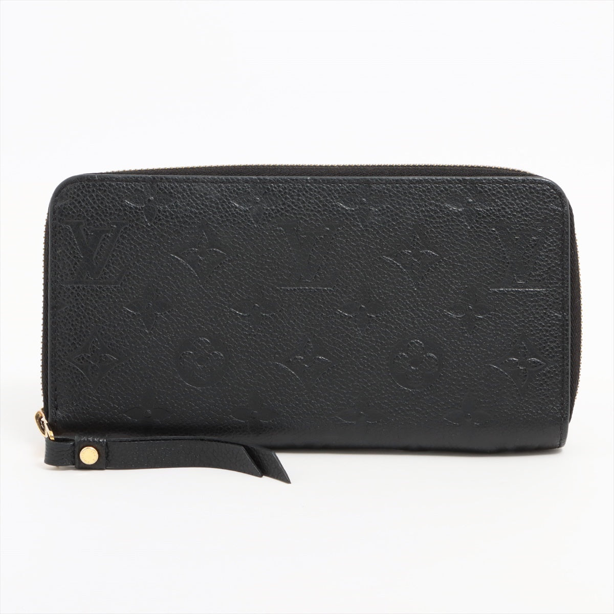 Louis Vuitton Monogram Empreinte Zippy Wallet M61864 Noir Zip Round Wallet