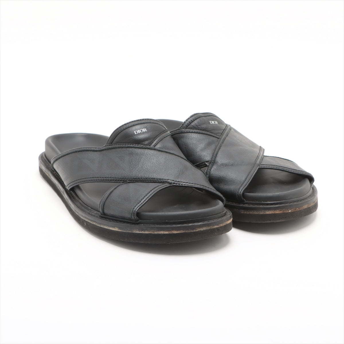 Dior Leather Sandals Unknown size Men's Black