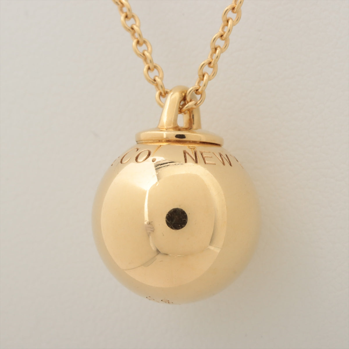Tiffany HardWear Ball Necklace 750(YG) 9.5g