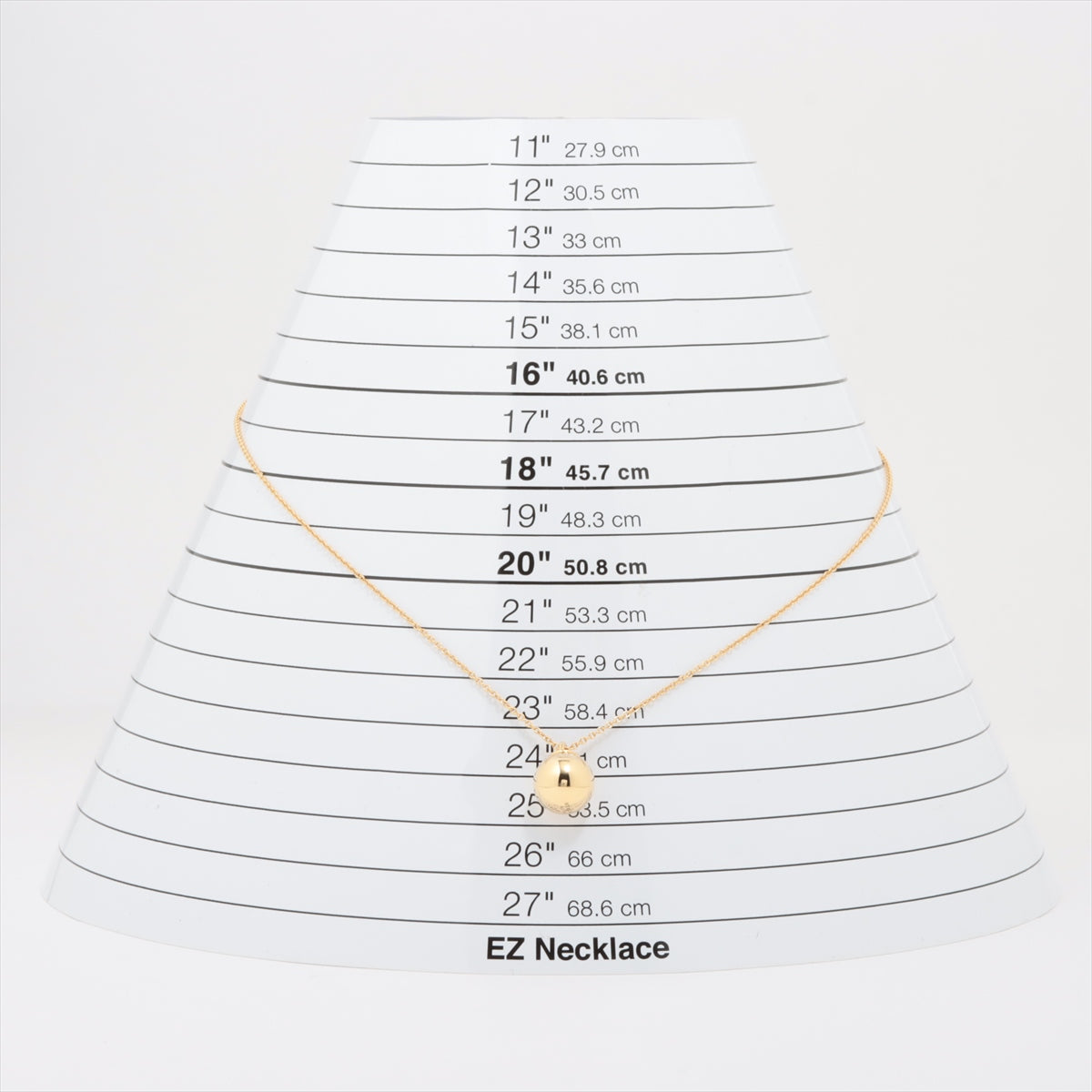 Tiffany HardWear Ball Necklace 750(YG) 9.5g