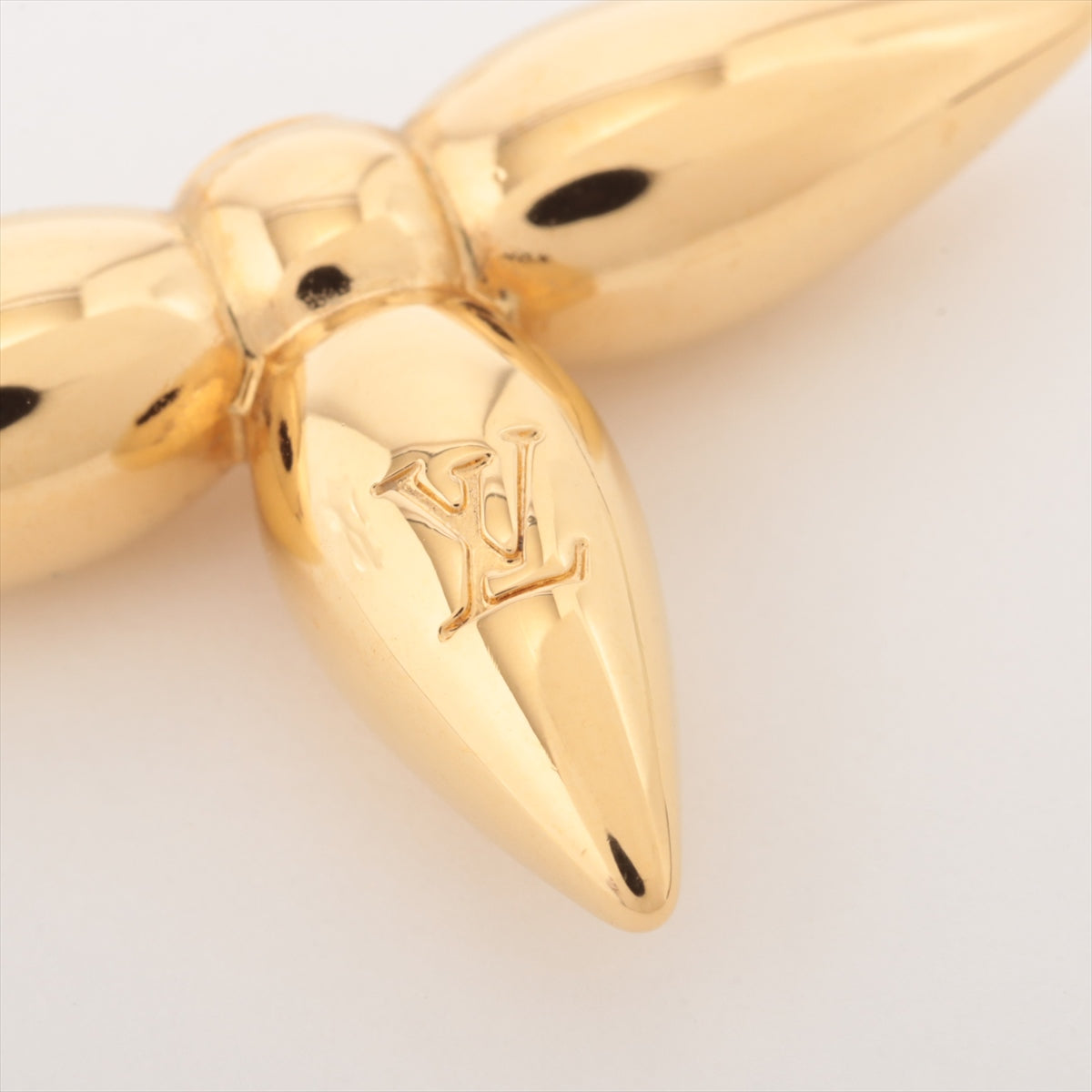 Louis Vuitton M80268 BOOKLE Dreille Louisette LE0271 Earrings (For Both Ears) GP x Imitation pearl Gold