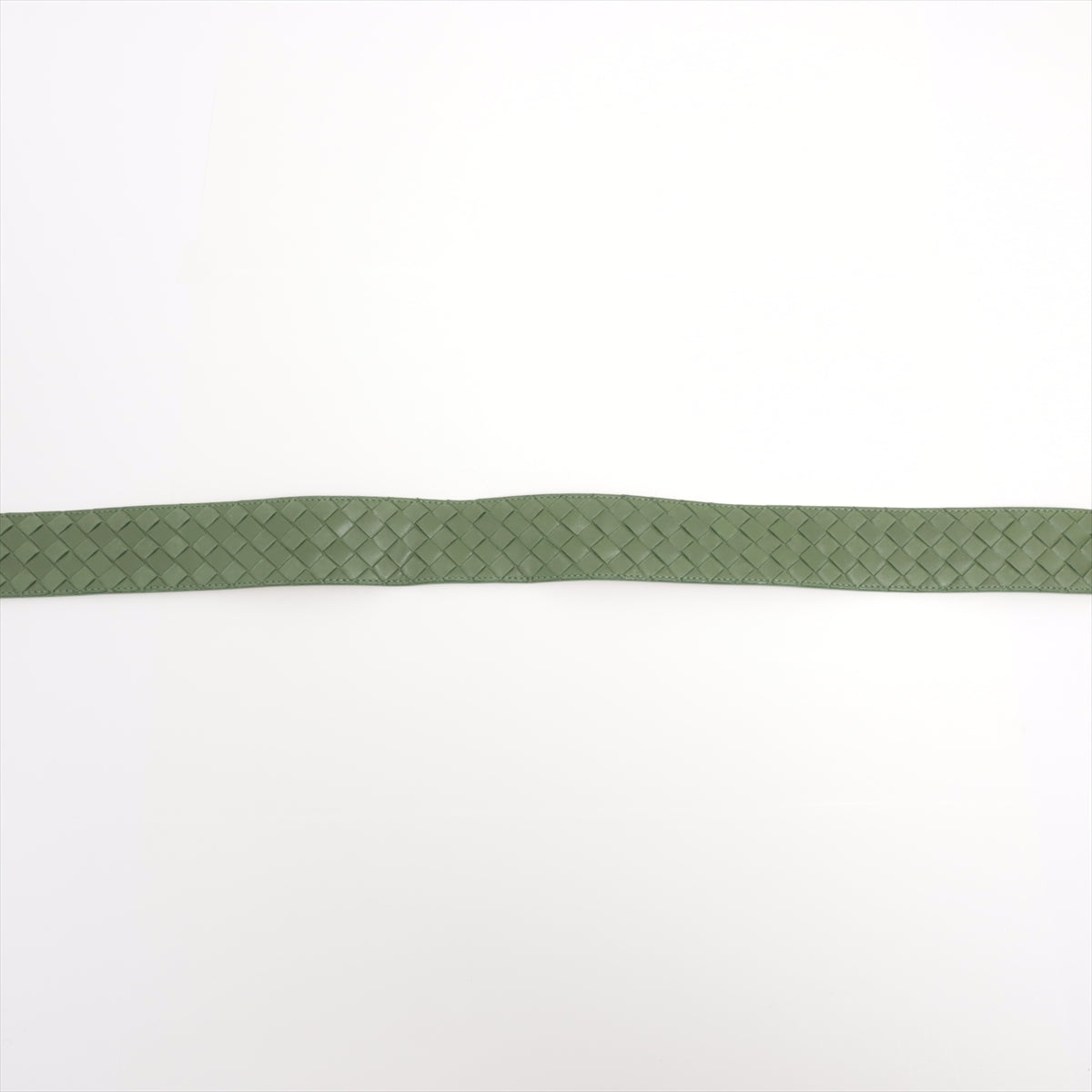 Bottega Veneta Intrecciato Belt 95CM34IN Leather Green