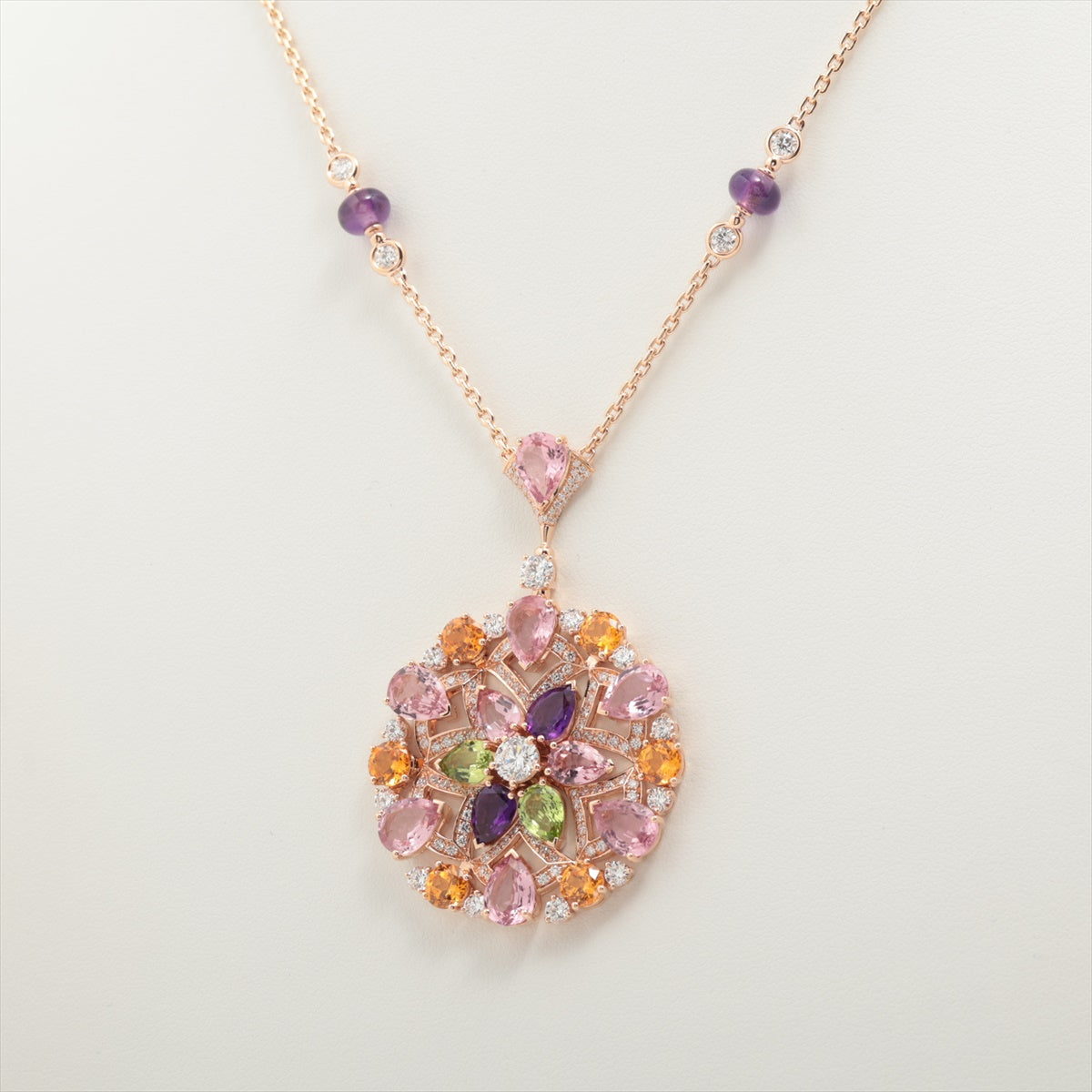 Bvlgari Diva Dream Colored stone Diamond Necklace 750(PG) 27.5g 355907