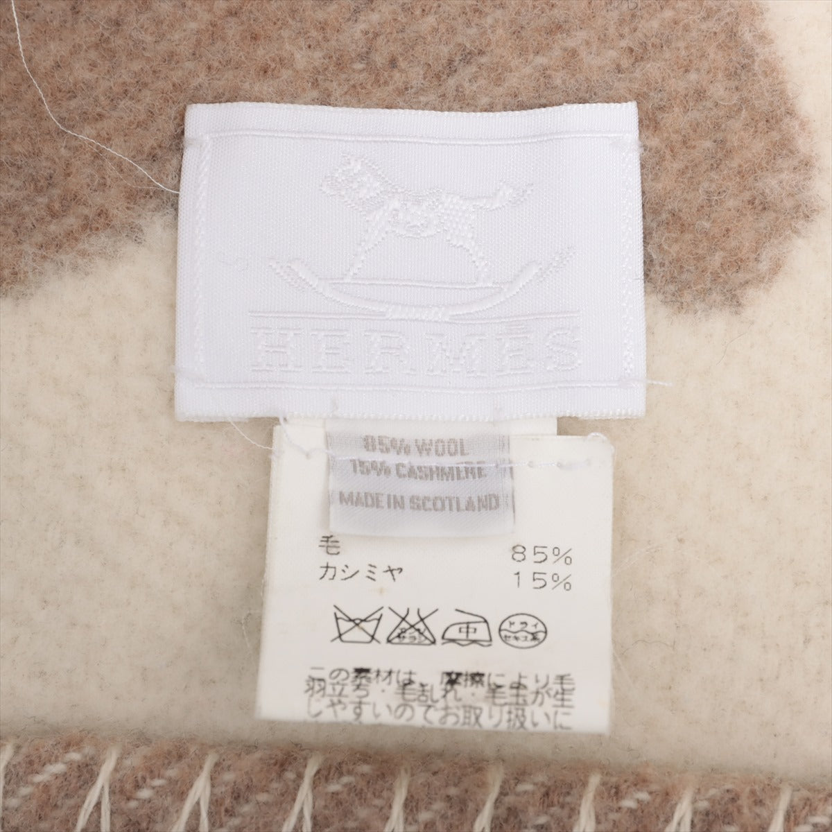 Hermès Adada Blanket Cashmere x wool Beige