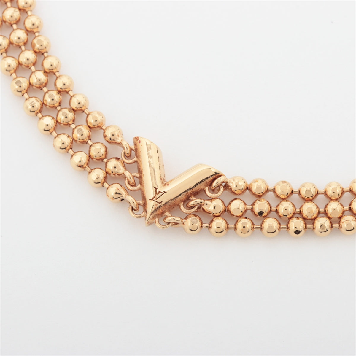 Louis Vuitton M00636 Brasserie Essential V skins VA2242 Bracelet GP Gold  triple chain