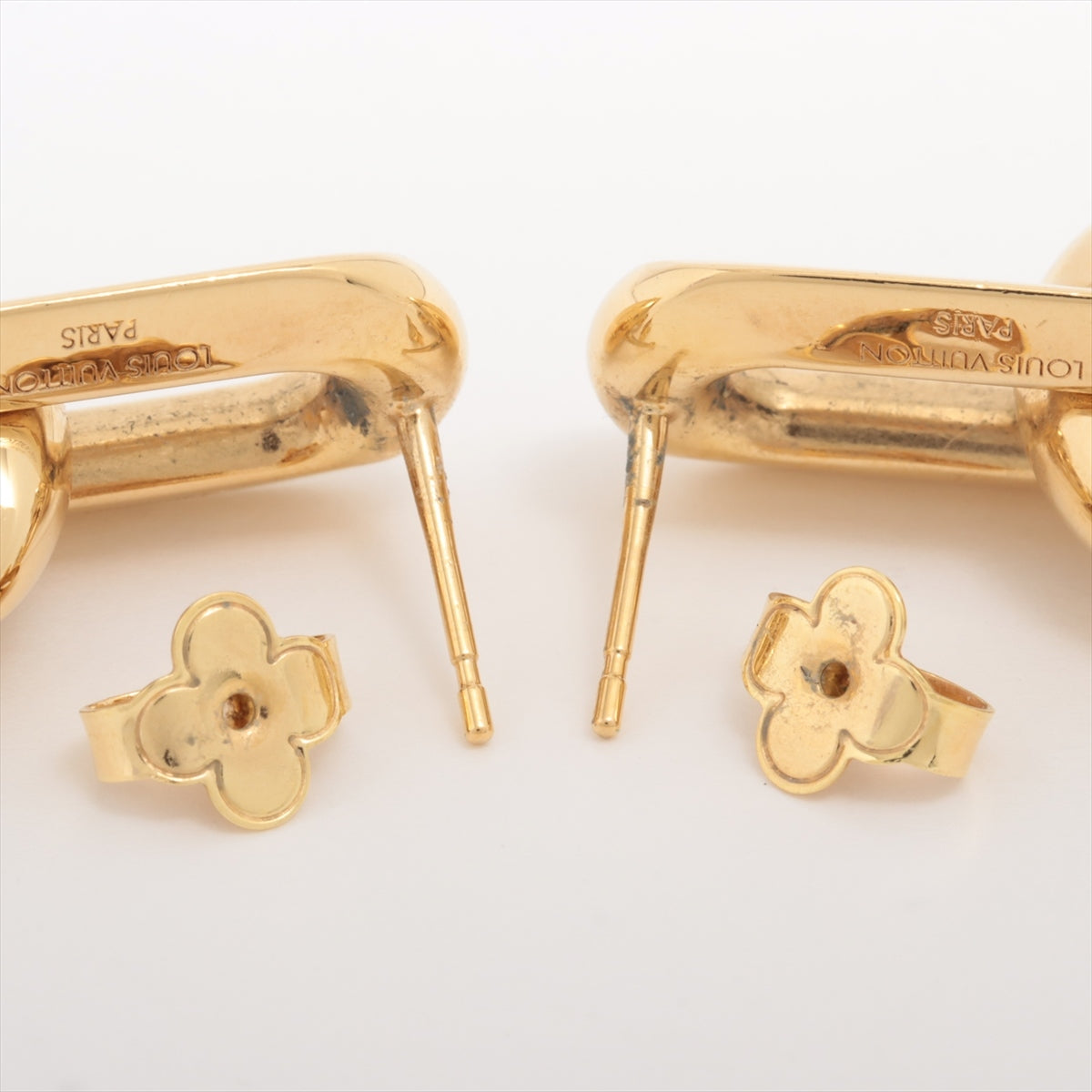Louis Vuitton MP2990 BOOKLE DE REIL Double 2 mayons DP0272 Piercing jewelry (for both ears) GP Gold