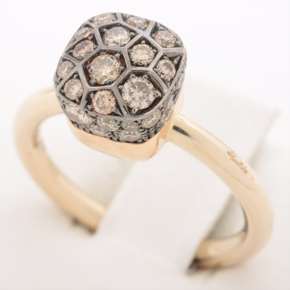 Pomellato Nude diamond Ring 750(PG×WG) 6.1g 52 PAB5010_O6000_DBR00