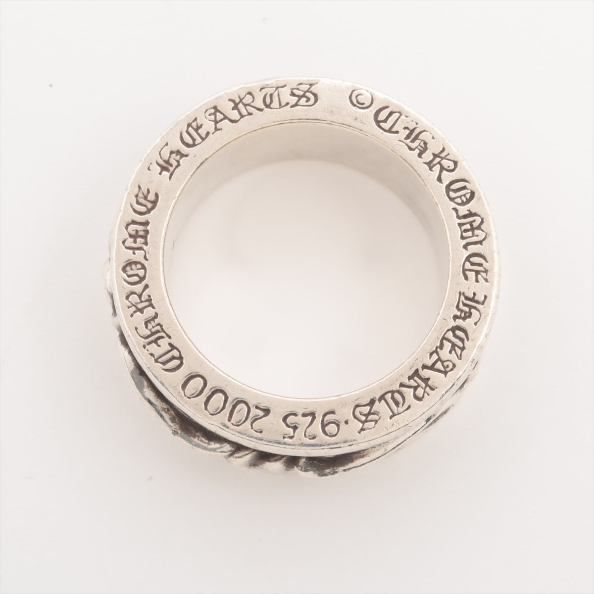 Chrome Hearts Spinner scroll Ring 925 19.1g