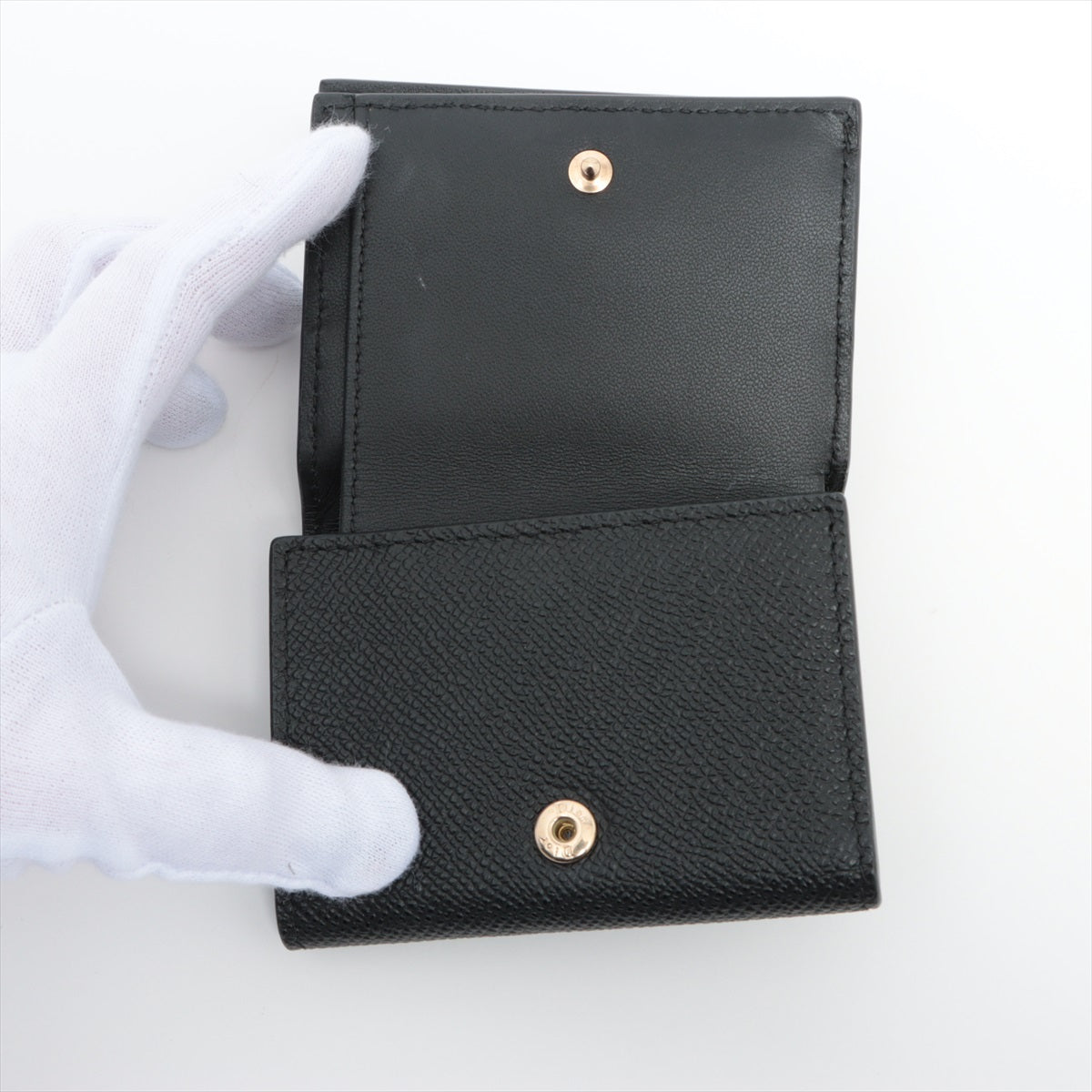 Dior Montaigne Leather Wallet Black