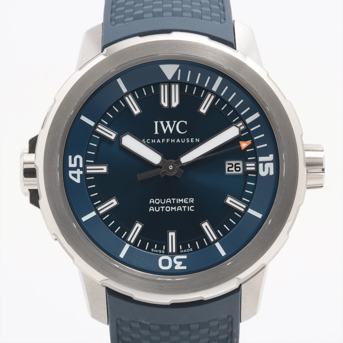 IWC Aquatimer IW328801 SS & Rubber AT Blue Dial
