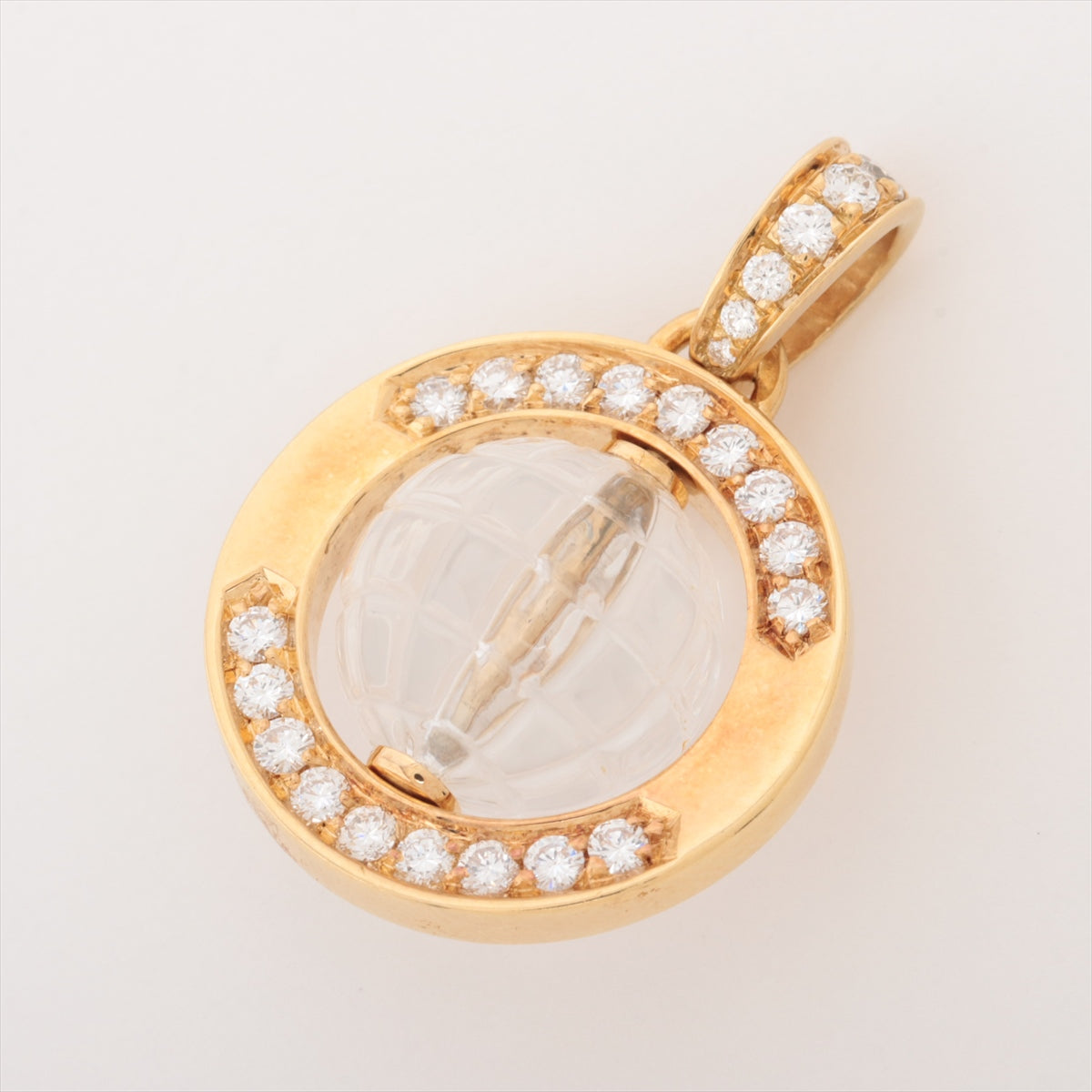 Boucheron Crystal Diamond Necklace top K18(YG) 8.3g