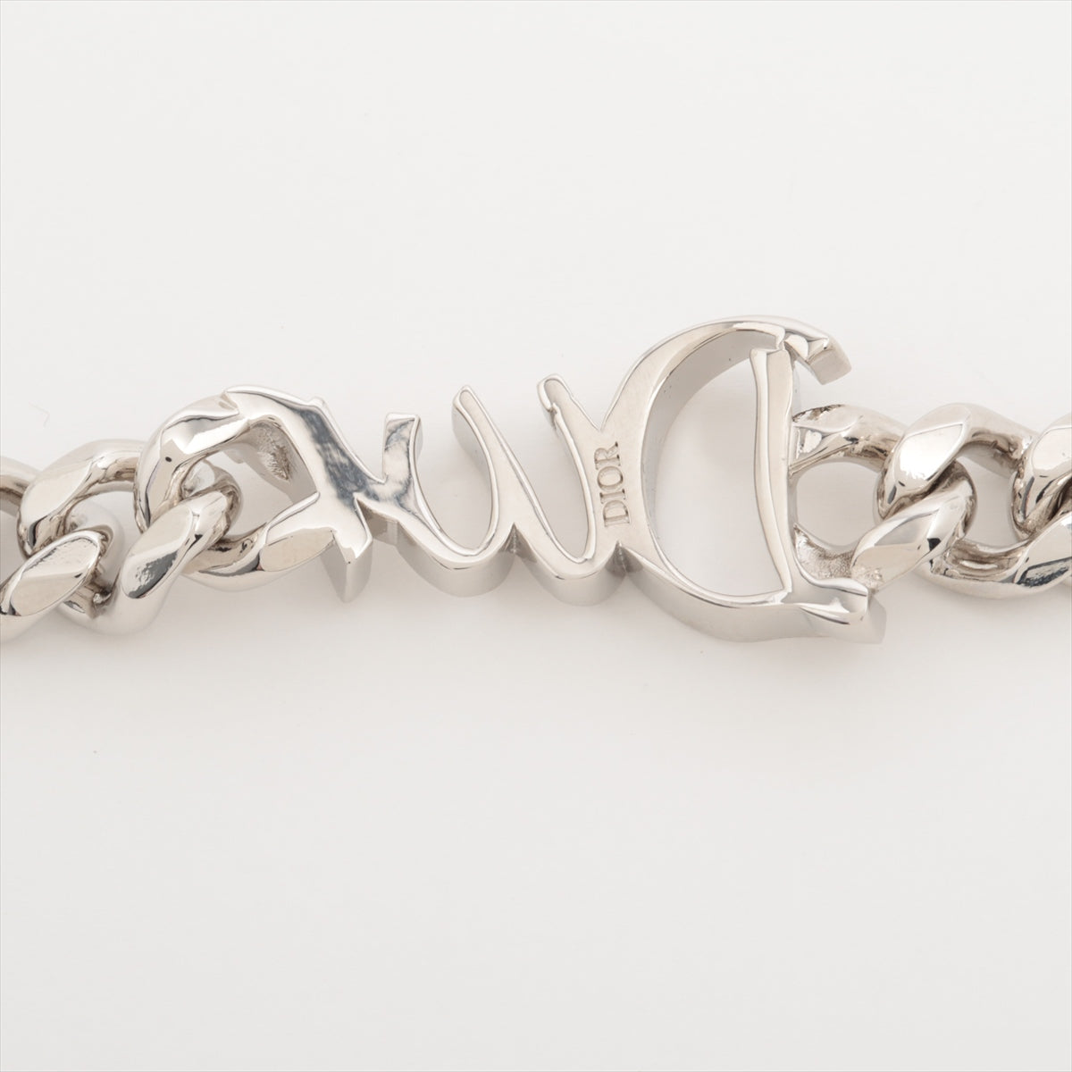 DIOR HOMME Dior logo Bracelet metal Silver