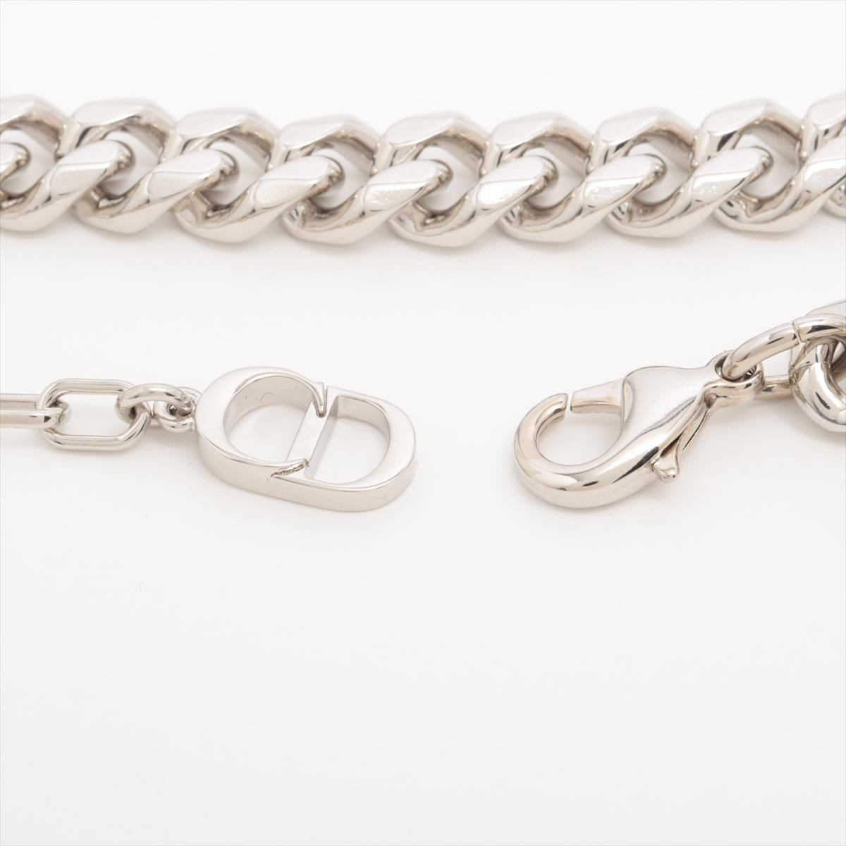 DIOR HOMME Dior logo Bracelet metal Silver