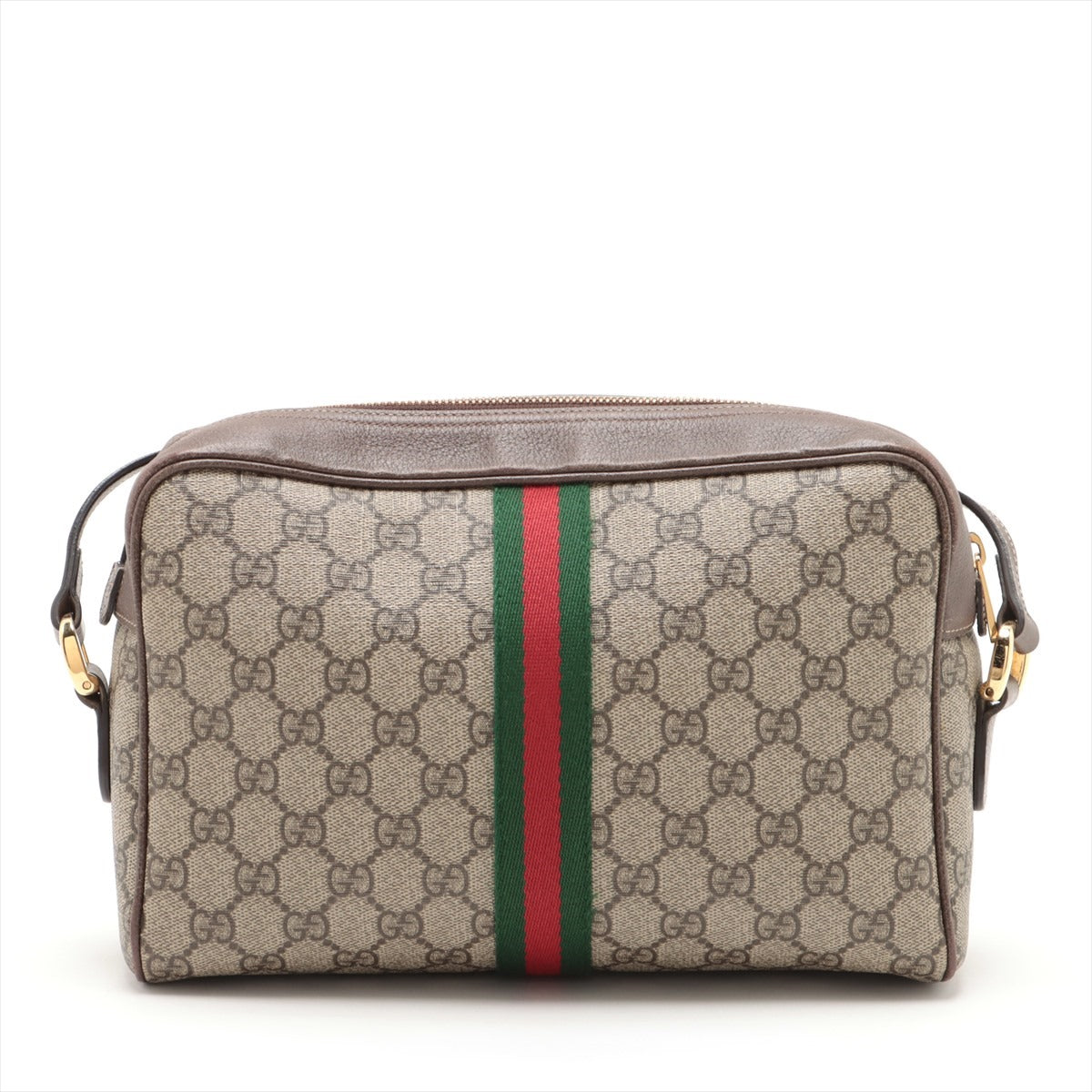 Gucci GG Supreme Ophidia Shoulder Bag Beige 517080