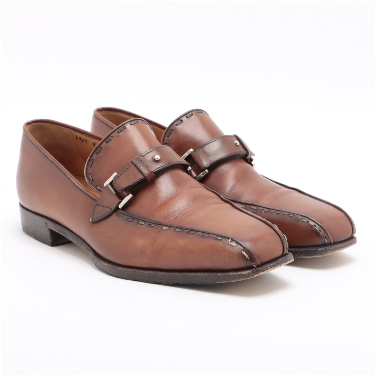 Berluti Leather Loafer 8 Men's Brown