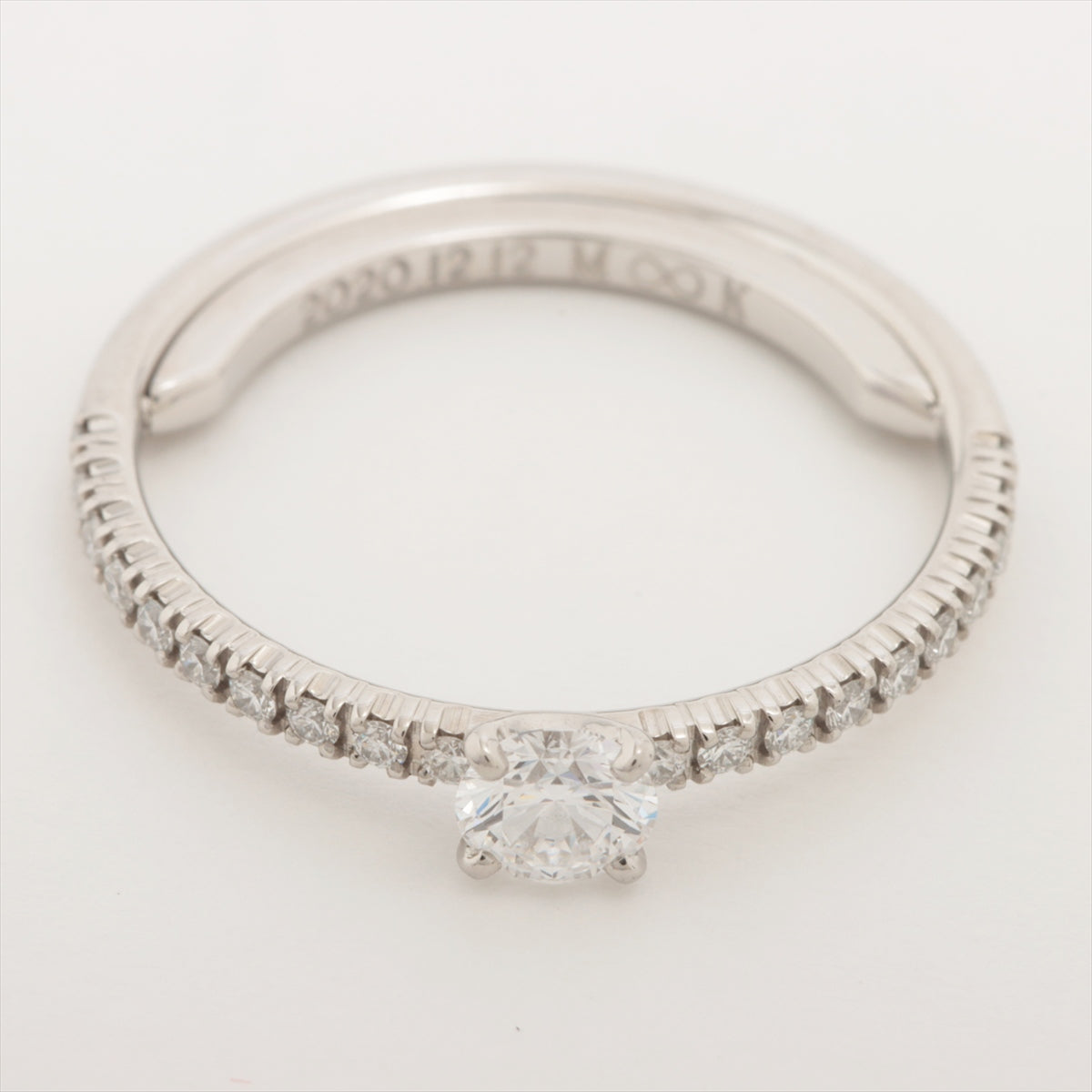 Cartier Etincelle De Cartier Heart Eternity Diamond Ring Pt950 2.3g 0.19 D VVS2 EX FB CRN4744249