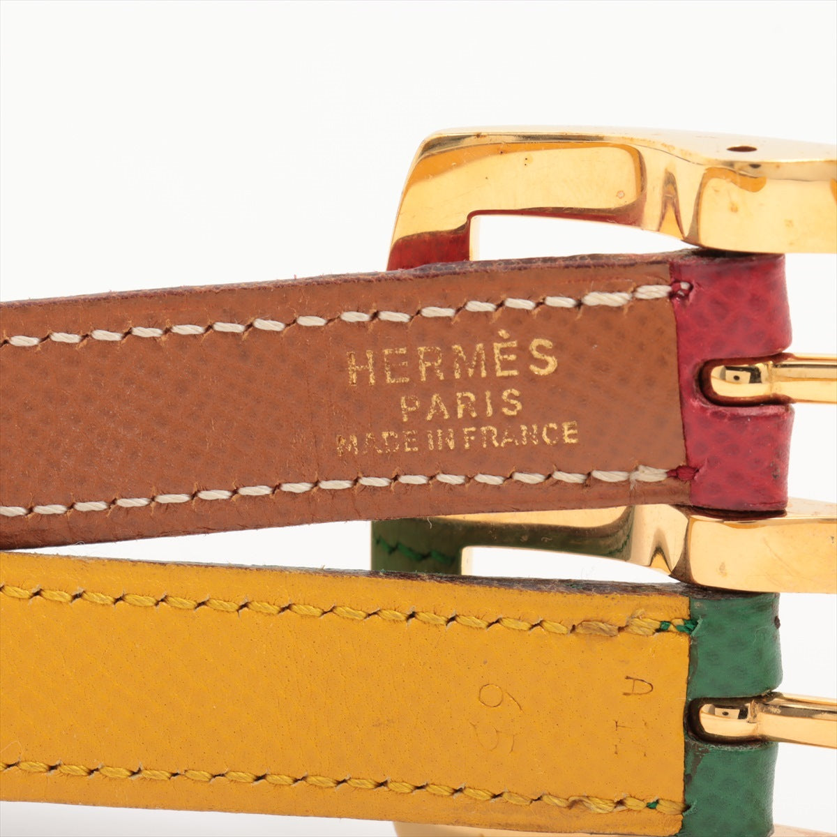 Hermès A:2017 Belt 65 GP & Leather Multicolor