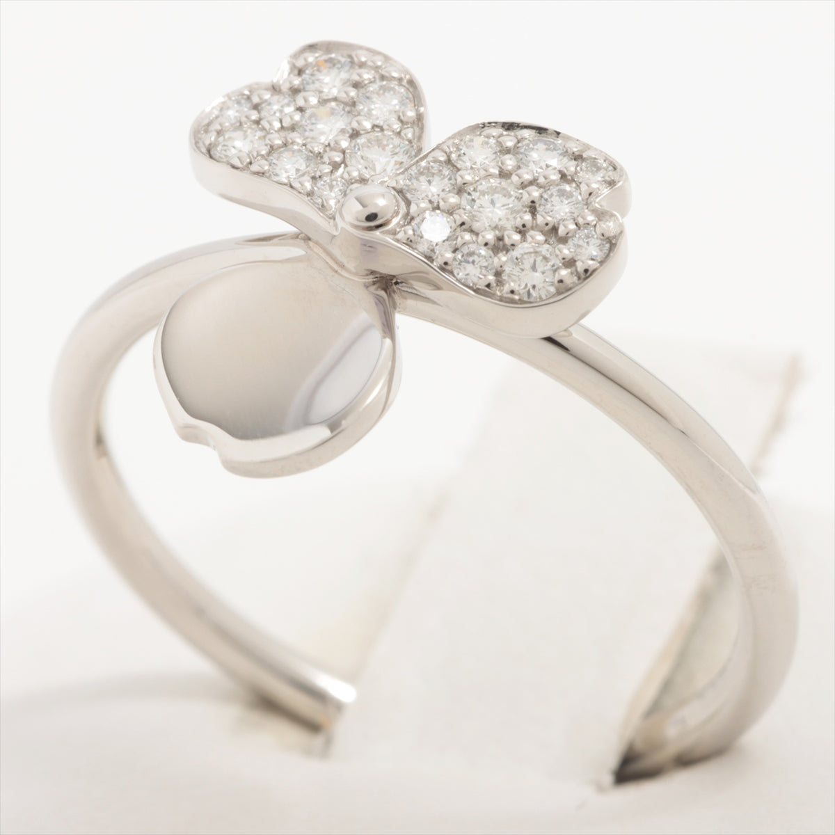 Tiffany Paper flowers diamond Ring Pt950 4.0g