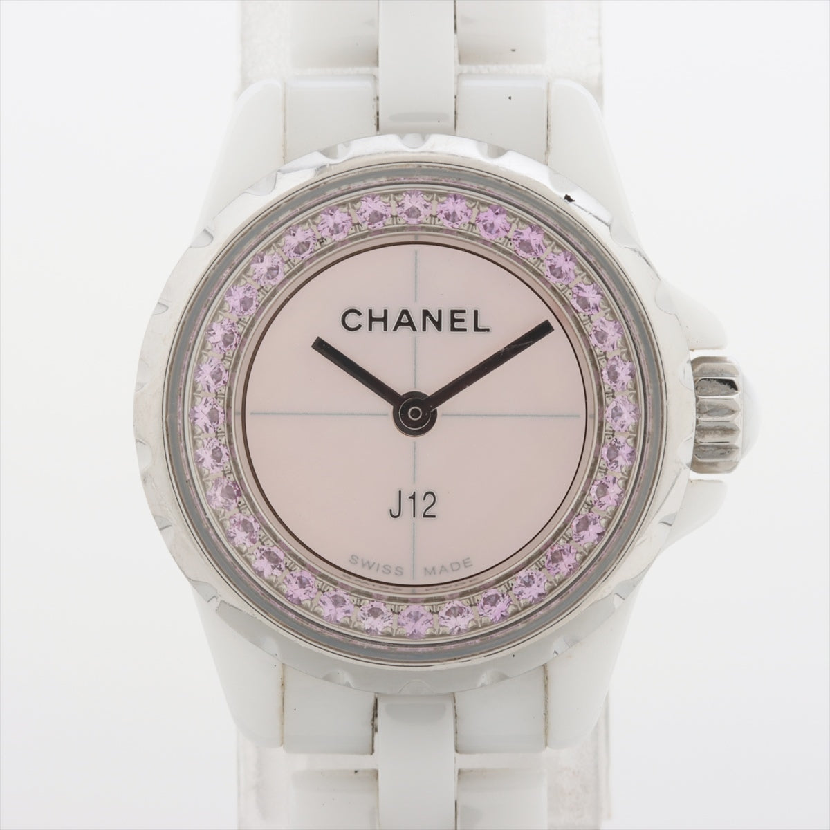 Chanel J12 H5512 SS×CE QZ Shell Dial 3 Extra Links