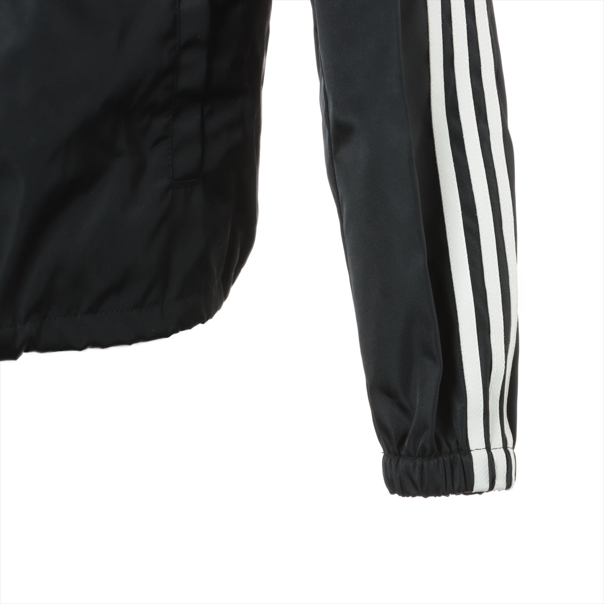 Prada x Adidas Triangle logo 21AW Nylon Blouson 44 Men's Black  RE-NYLON track jacket SGB964