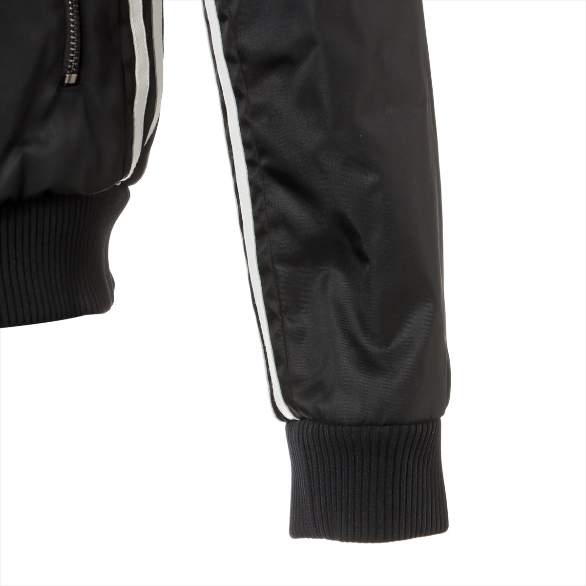 Prada x Adidas Triangle logo 21AW Nylon Blouson 44 Men's Black  RE-NYLON BOMBER JACKET SGB936