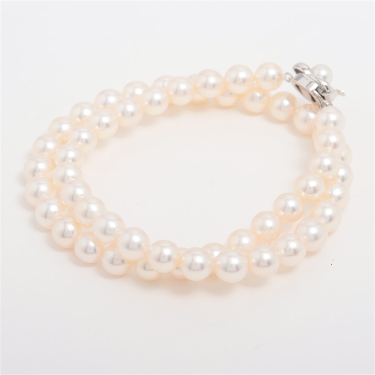 TASAKI Pearl Necklace SV Total 37.9g Approx. 7.5mm-8.0mm Pearl degradation