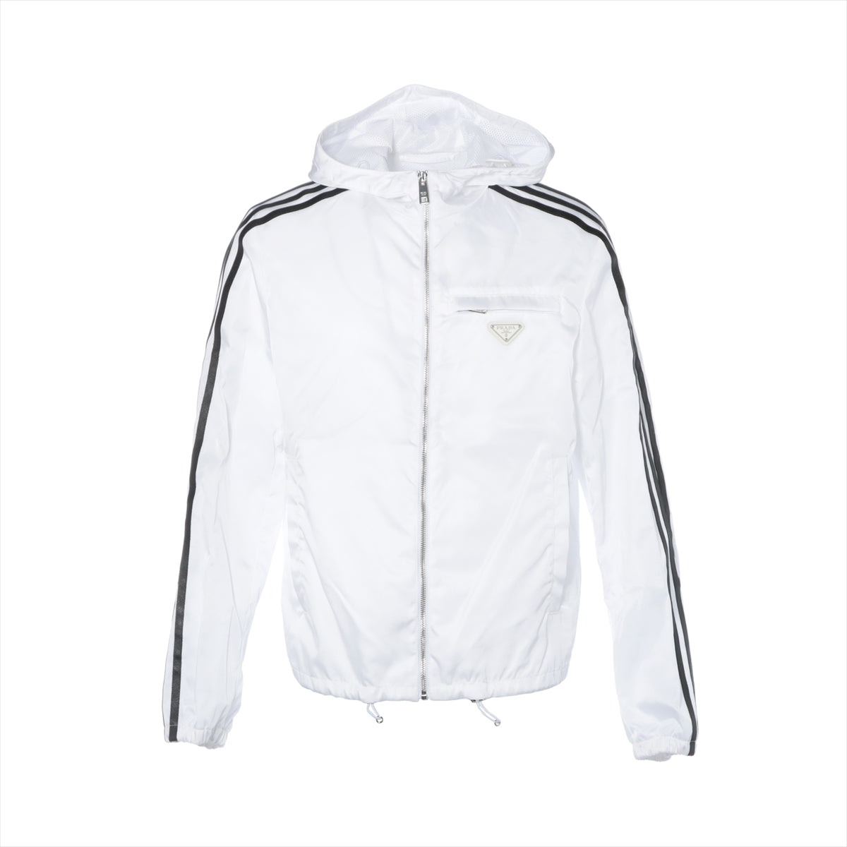 Prada x Adidas Re Nylon Re Nylon 21AW Nylon track jacket 46 Men's White  SGB964