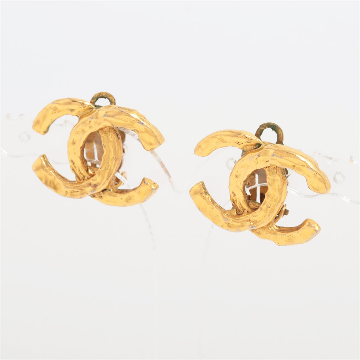 Chanel Coco Mark No beans Earrings (for both ears) GP Gold