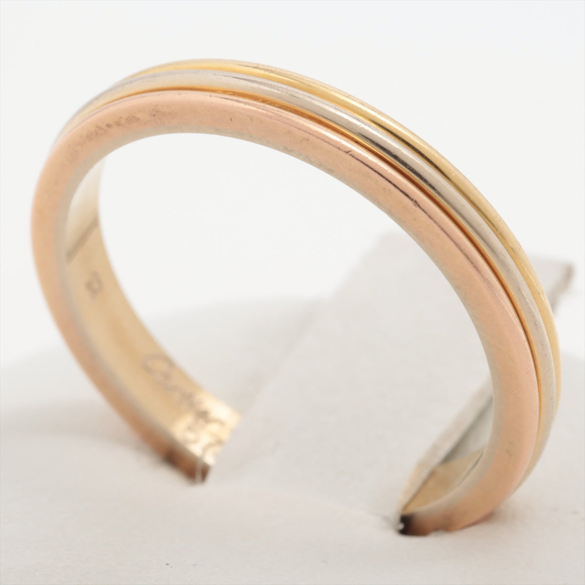 Cartier Tricolor Ring 750(YG×PG×WG) 3.9g 57