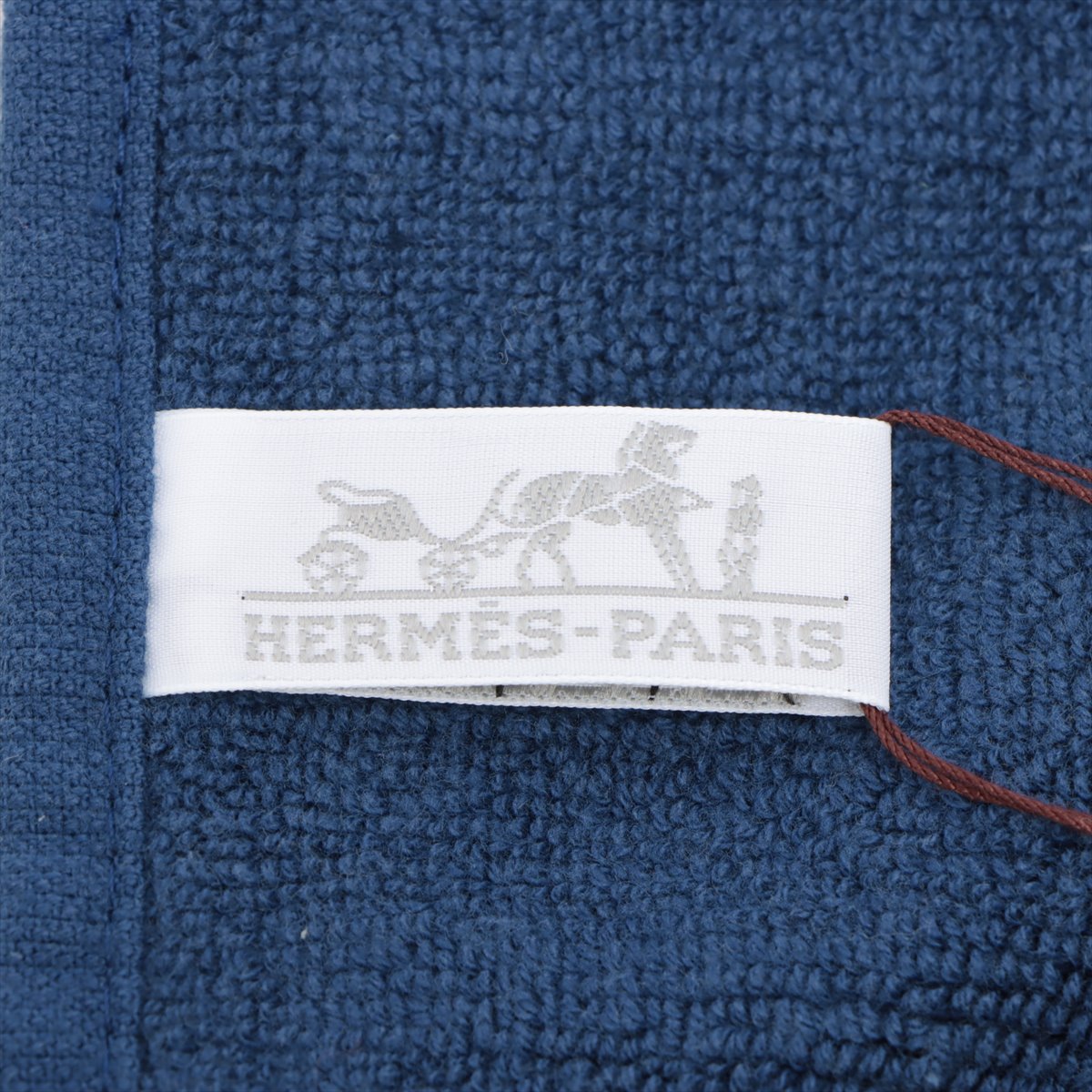 Hermès Kare Towel Stairs Towel Cotton marine