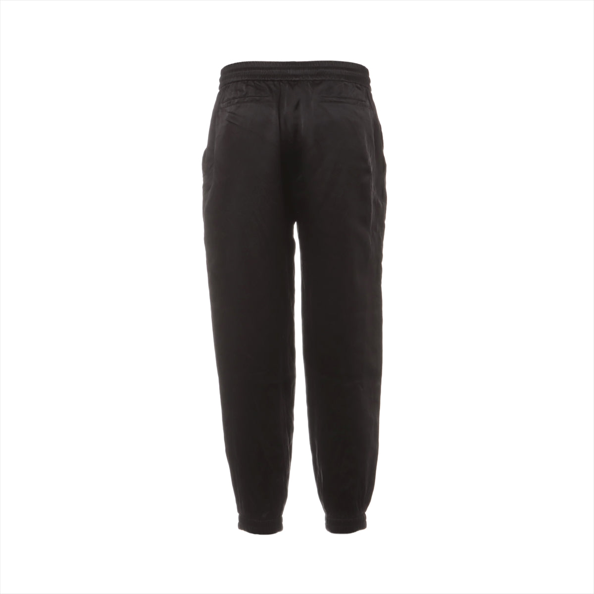 Saint Laurent Paris 22SS Silk x wool Pants 46 Men's Black  691817 jogger pants