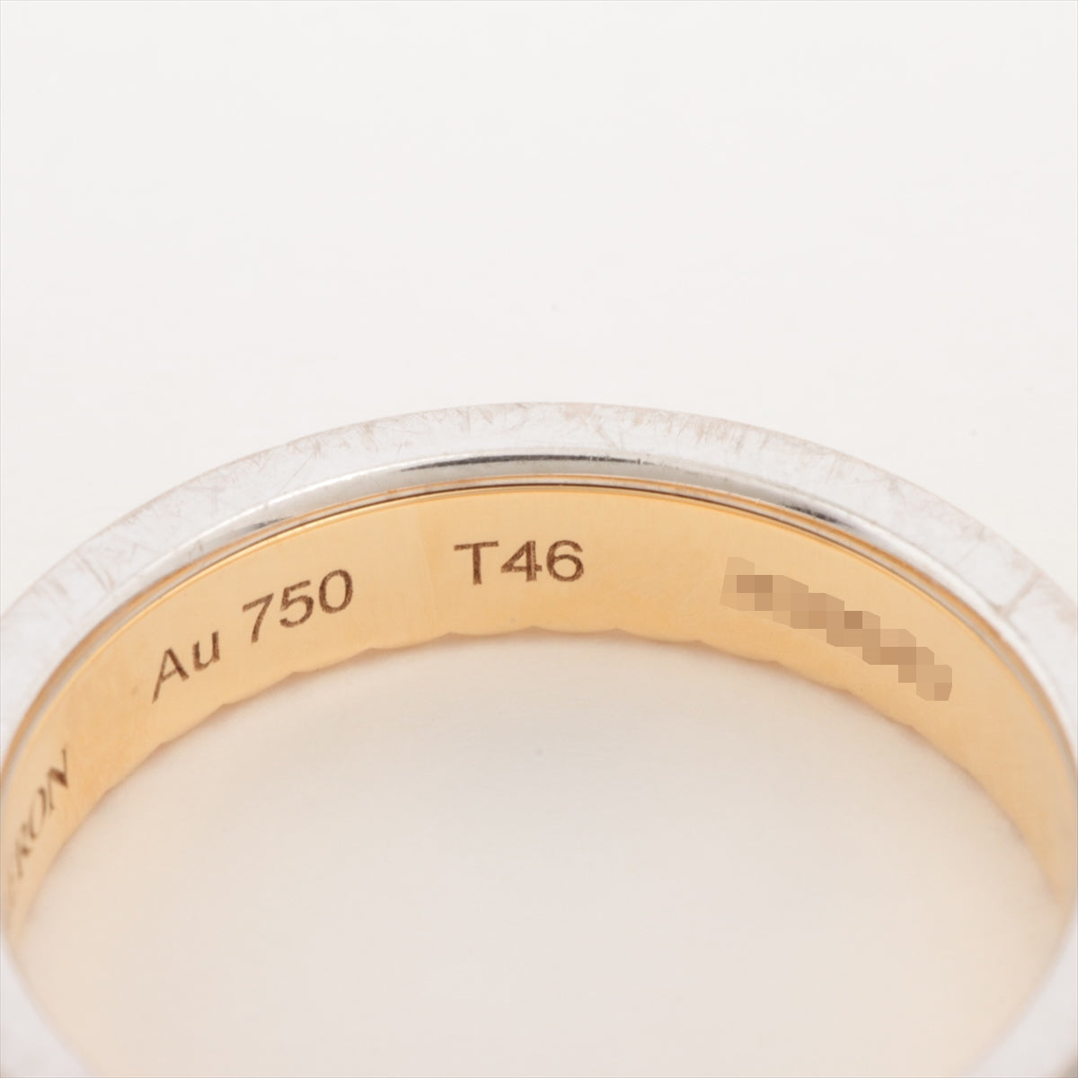 Boucheron Quatre Radiant Marriages Diamond Ring 750(YG×WG) 3.0g 46 JAL0013446