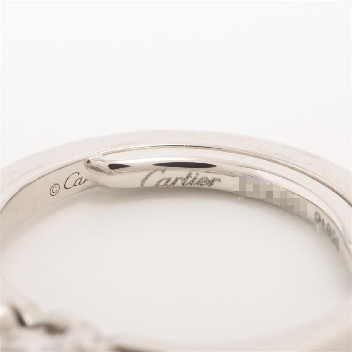 Cartier Ballerina Diamond Ring Pt950 5.3g 0.27 F VVS2 3EX NONE