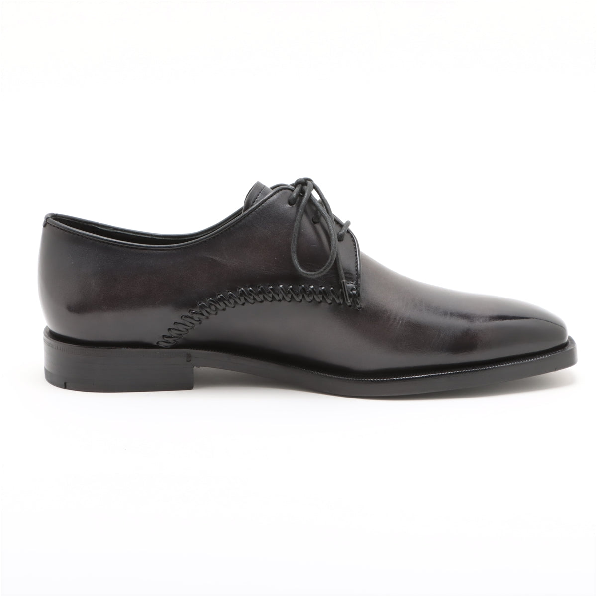 Berluti Leather Leather shoes 6 1/2 Men's Black Is there a replacement string Comes with genuine shoe tree