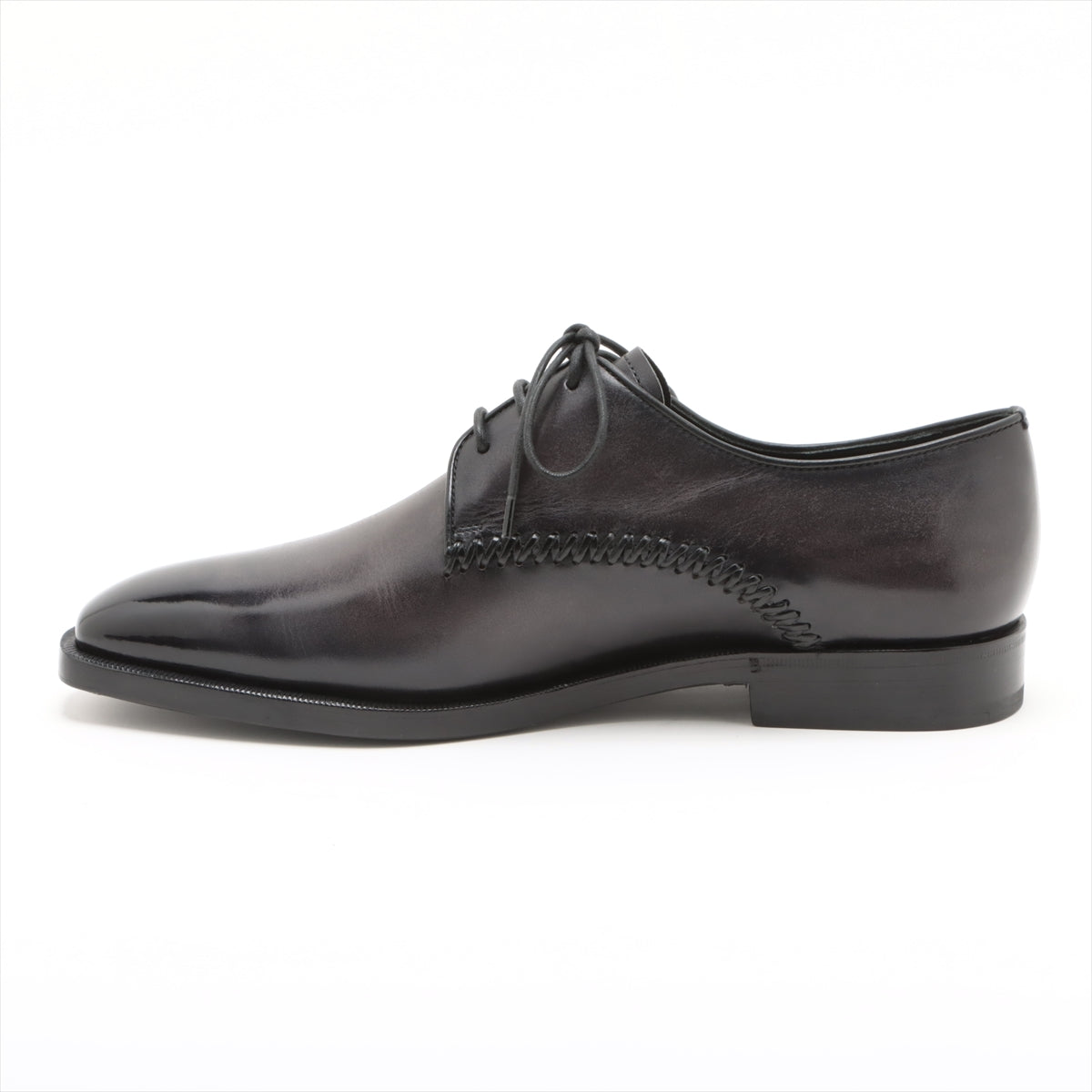 Berluti Leather Leather shoes 6 1/2 Men's Black Is there a replacement string Comes with genuine shoe tree