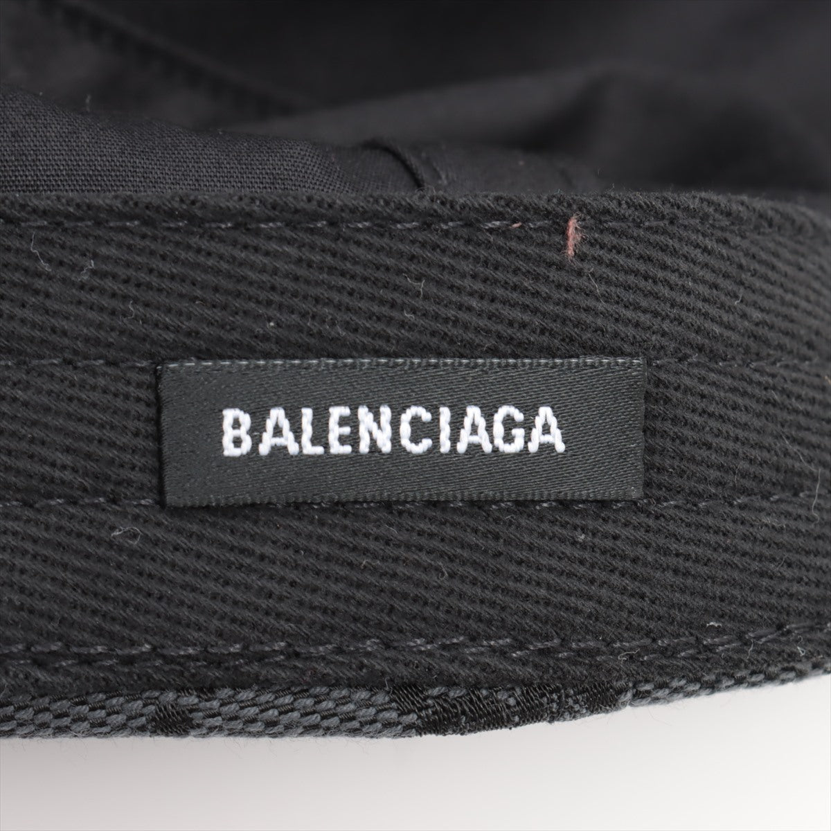 Gucci x Balenciaga 680717 4B3B7 Cap S Cotton & Polyester Black