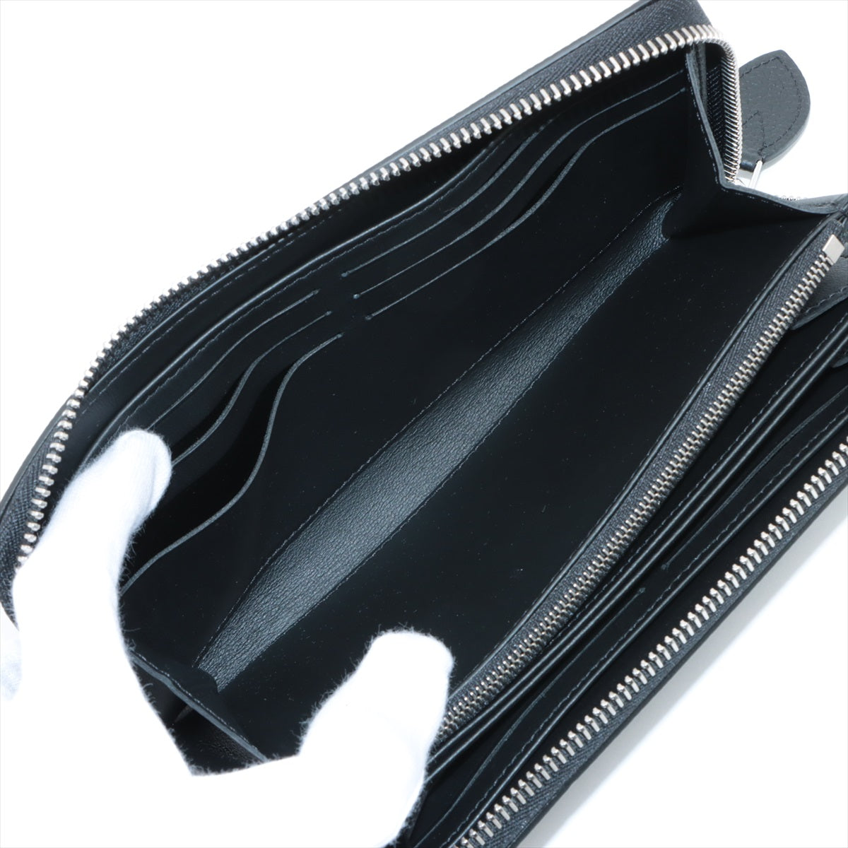 Louis Vuitton Mahina Zippy Wallet M61867 Noir Zip Round Wallet Responsive RFID