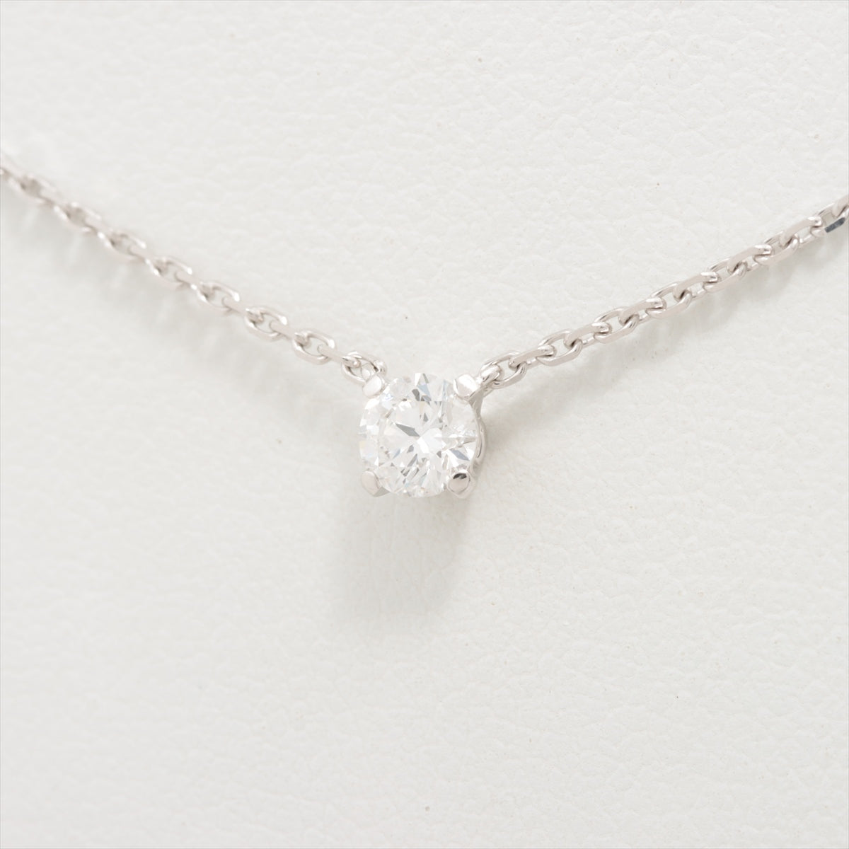 Cartier Love Support Diamond Necklace 750(WG) 2.4g 0.21 E VVS2 EX NONE