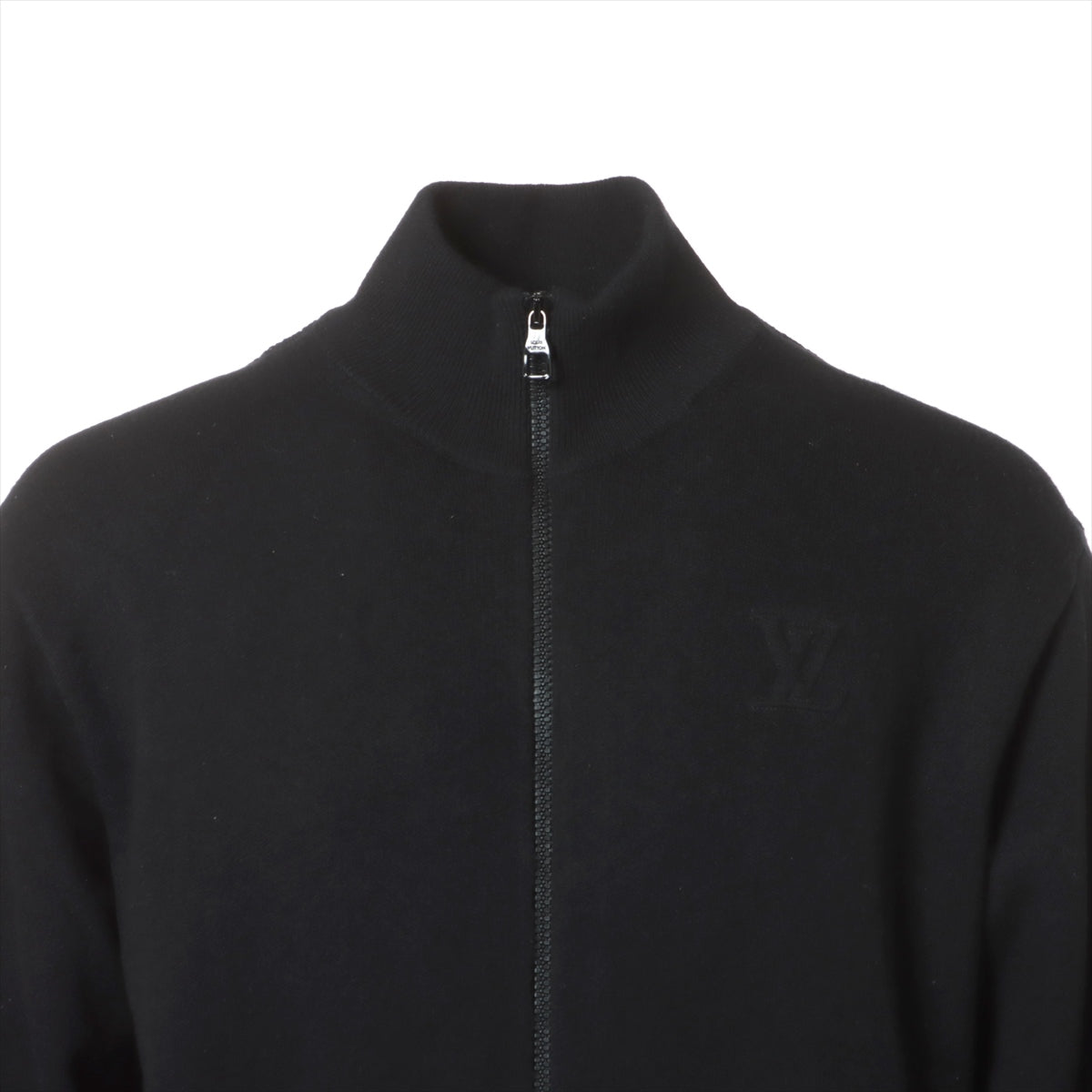 Louis Vuitton 22AW Cashmere & Silk Knit jacket L Men's Black  RM222Q