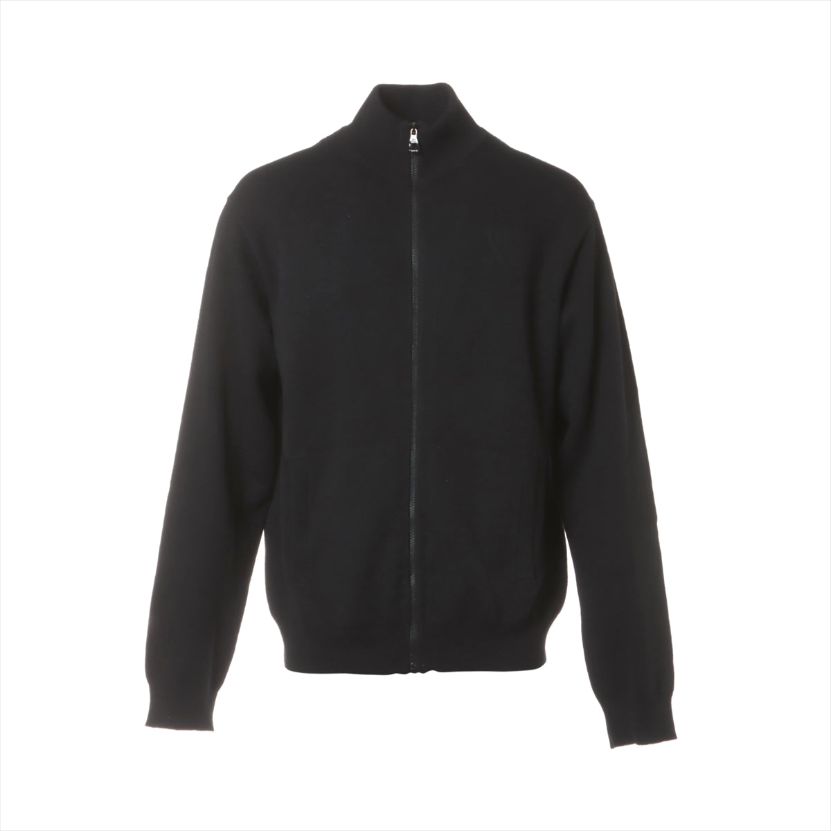 Louis Vuitton 22AW Cashmere & Silk Knit jacket L Men's Black  RM222Q